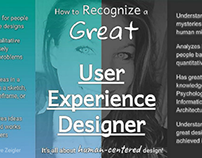 How to Recognize a Great UX Designer