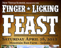 New Vistas School Finger-Licking Feast Ad Campaign