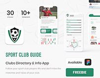Free - Sport Clubs Guide App - Clubs Directory & Info