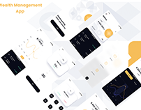 Wealth management app UI