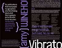 Vibrato: Custom Font and Type Specimen