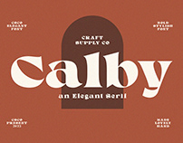 Calby – Elegant Serif Font