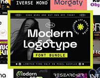 The Modern Logotype Font Bundle