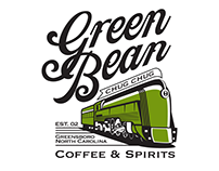 The Green Bean Coffee Shop Branding