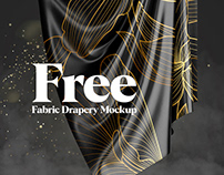 Free Fabric Drapery Mockup