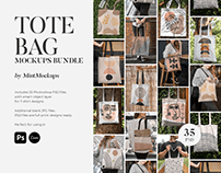 Canvas Tote Bag Mockups Bundle