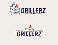 Combination Mark Logo for GRILLERZ AUSTRALIA