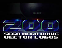 200 Mega Drive Logos