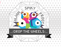 Drop The Wheels Game Art and Music