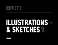 Illustrations & Sketches