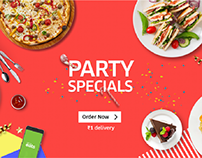 UBER EATS-Party Special Campaign