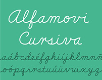 Alfamovi Cursiva | Tipografía
