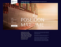 Poseidon landing page
