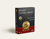 Redshift material library for C4D - Metal pack