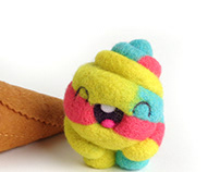 Scoopsie Rainbow, ice cream scoop Art Toy