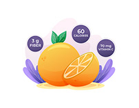 Orange Benefits Illustration
