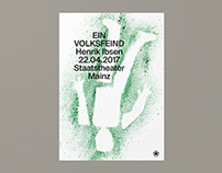 Staatstheater Mainz – Ein Volksfeind (Poster)