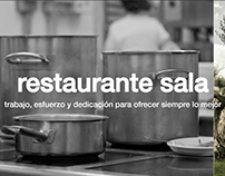 Diseño Web - Restaurante Sala