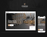 FERENC HOTEL WEBSITE DESIGN