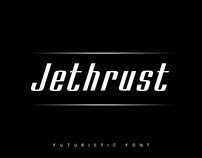 Jethrust - Futuristic font