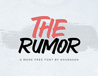 The Rumor Free font for commercial use