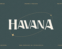 Havana Bold Serif Font