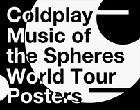 Coldplay: Music of the Spheres World Tour Posters