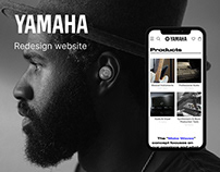 Yamaha Website — UX/UI Concept