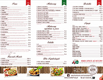 A3 Restaurant menu design