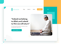 Janazah Prayers Homepage Design