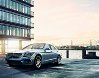 Mercedes S500 Compositing