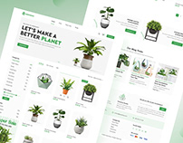 GreenShop I Website Design for sale plants