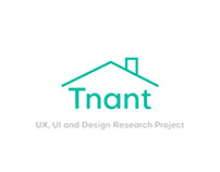 TNANT App - UX, UI and Design Research