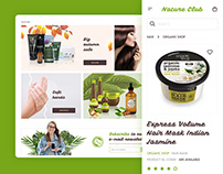 Natural cosmetics store (Desktop and mobile)