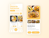 Food And Cuisine apps design
