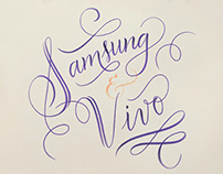 Samsung and Vivo | Live Calligraphy