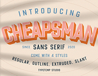 Free Font Cheapsman Sans Display