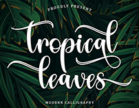 Tropical Leaves | Modern Calligraphy