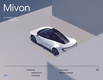 Mivon Automotive E-Sportscar Product and UI/UX Concept