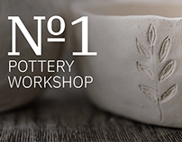 Landing page for pottery workshop