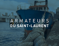 Armateurs du Saint-Laurent - Site Web
