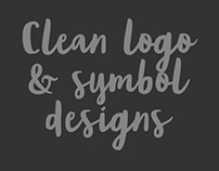 Clean logo & symbol designs