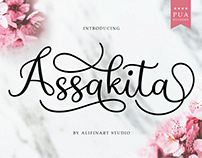 Assakita Font by Alifinart Studio