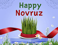Happy Novruz Social media post