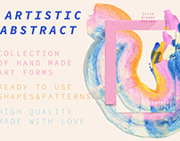 Artistic Abstract Collection / Digital Clipart Set