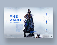 The Saint 001 Ui Design Landing Page
