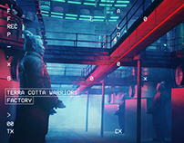 赛博朋克风兵马俑工厂 Cyberpunk Terra Cotta Warriors factory
