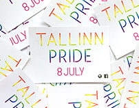 Tallinn Pride brand identity design.