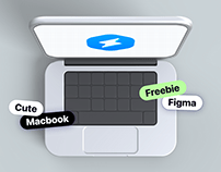 Free Cute Macbook Pro Mockup Template