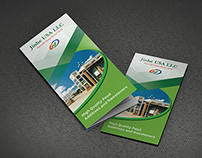 Corporate business tri-fold brochure